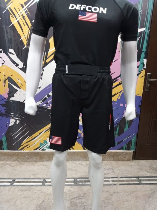 Defcon black MMA Fight shorts set L