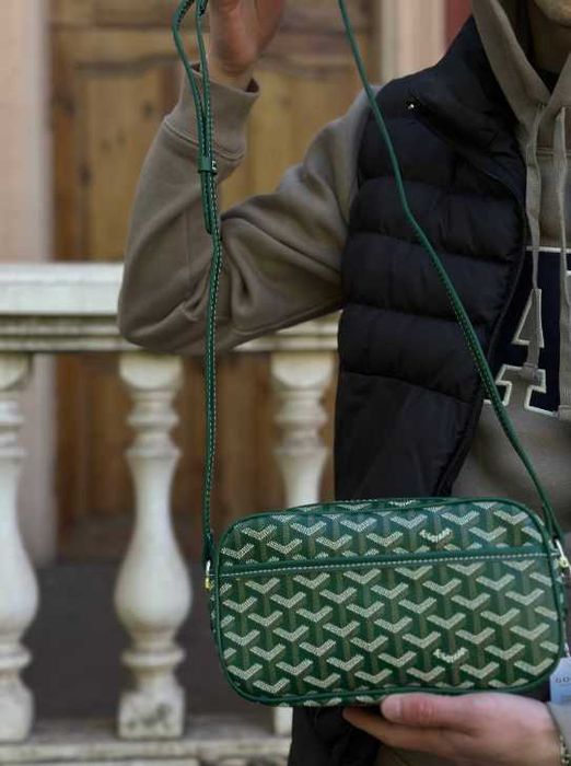 Барсетка Goyard кожаная мужская