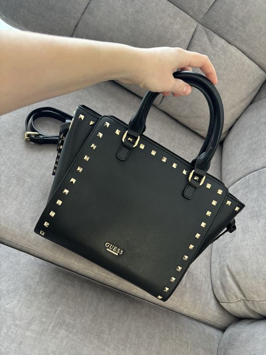 Сумка guess оригінал чорна фірмова жіноча