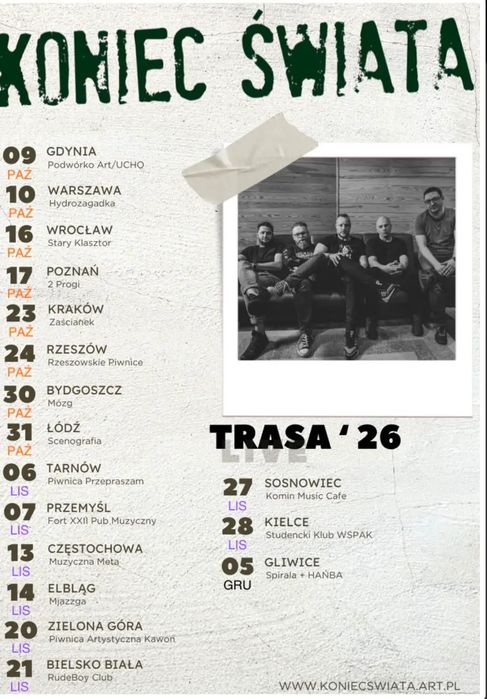 Bilety Koniec Świata