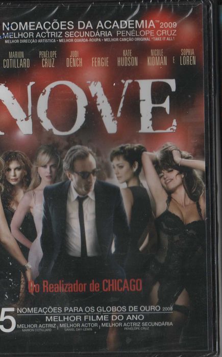 Dvd Nove - musical - Daniel Day-Lewis/Sophia Loren - selado - extras