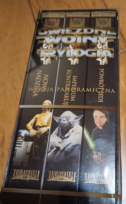 Kasety VHS Star Wars Gwiezdne Wojny