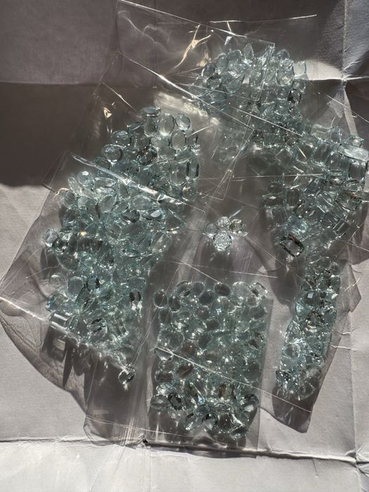 Grande Lote de Água Marinha Lapidada