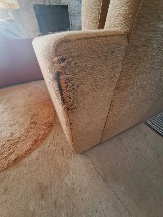 Sofa bege 2 lugares