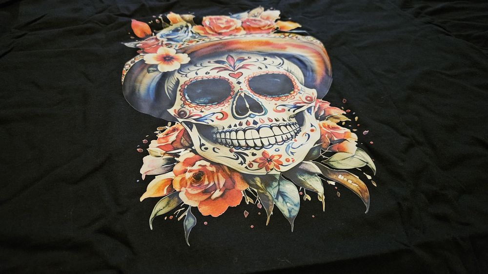 T-shirt 5XL, nowy, męski, czarny