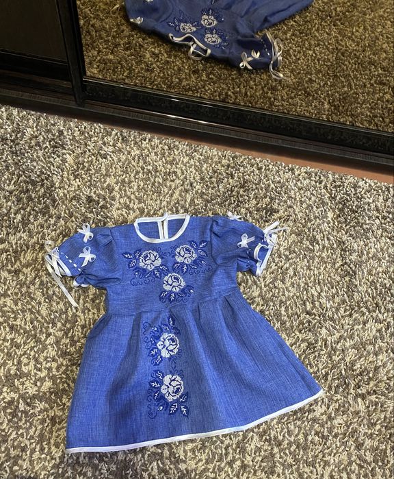 Вишиванка плаття 9-12 мес.