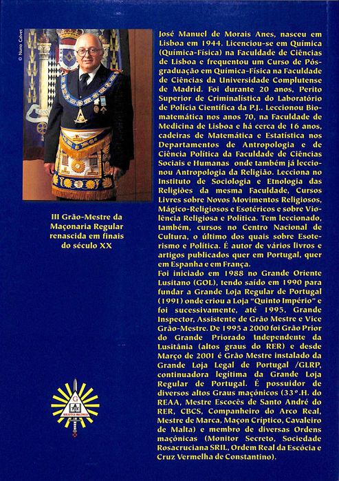 "Maçonaria Regular. Maçonaria Universal" de José Manuel Anes [Novo]