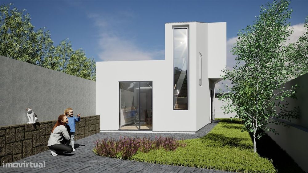 Terreno com projeto aprovado na Madalena, Gaia | A 1,5 km da praia — Canidelo, Porto