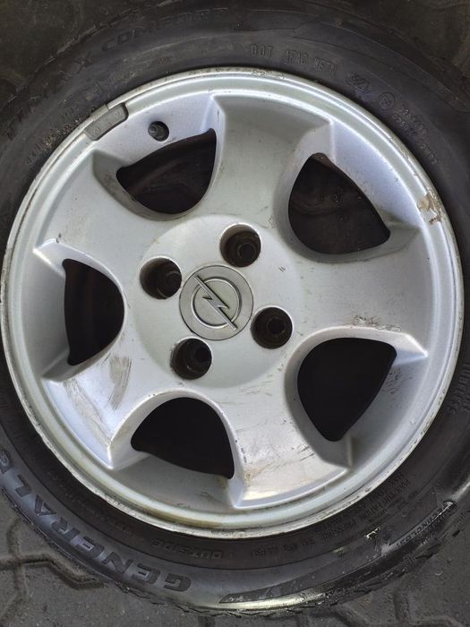 Jantes Opel R14 Com Pneus 165/65 Furação 4X100