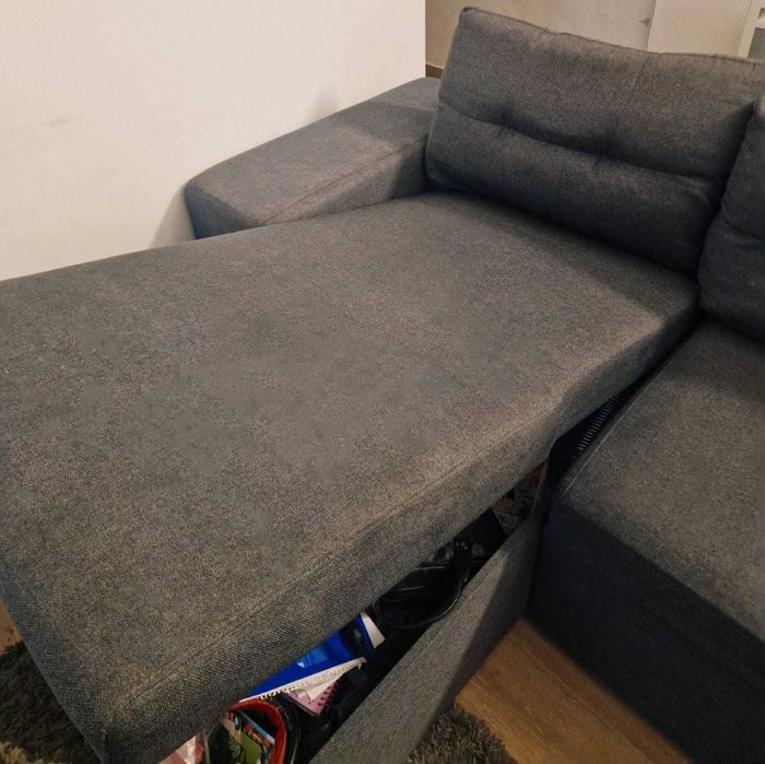 Sofá cinzento 150 euros