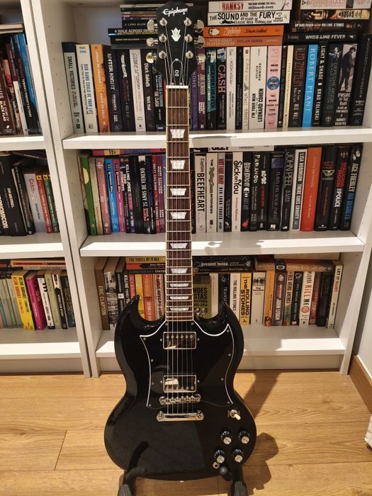 Epiphone SG Standard Ebony Ibg upgraded