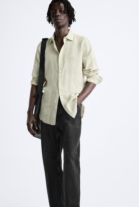 Сорочка зі 100 % льону ZARA