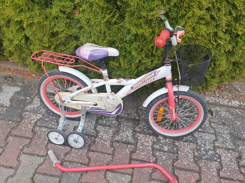 rower dla dziewczynki koła 16 cali