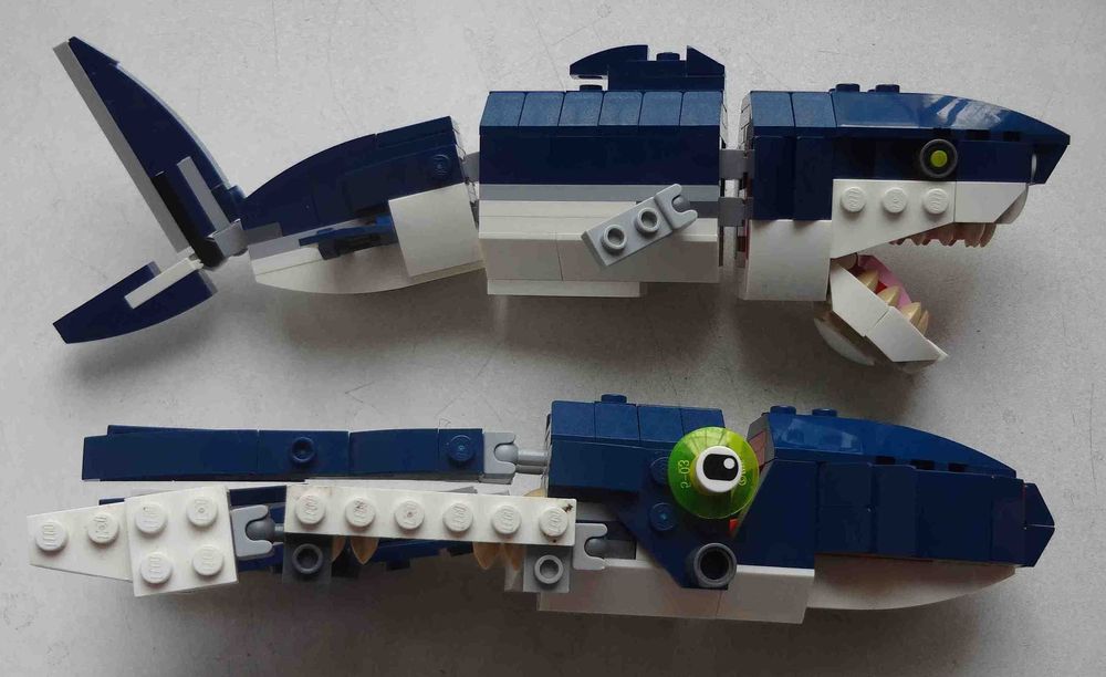 Конструктор Лего LEGO Deep Sea Creatures 31088 Подводные жители Акула и осьминог