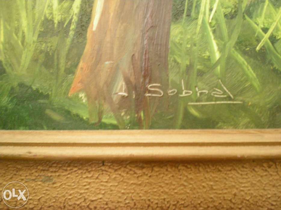 Quadro antigo do autor Sobral
