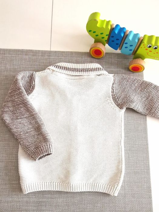 Lupilu piękny sweterek chłopięcy boho styl