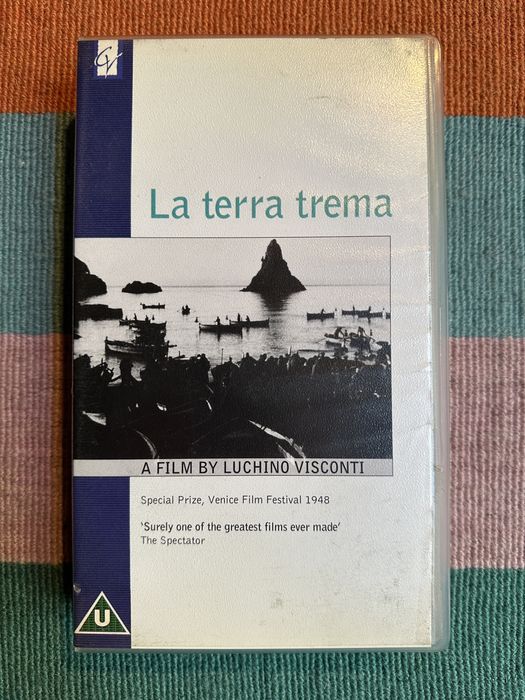 La Terra Trema, de Visconti. VHS