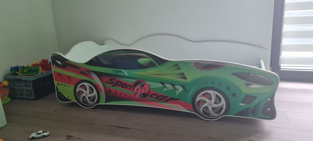 Łóżko dziecięce 160x80 auto autko