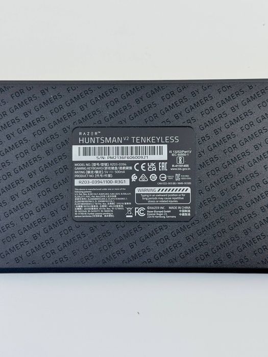 Klawiatura Razer Huntsman V2 Tenkeyless QWERTZ Black