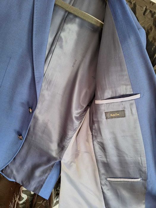 Fato Suits Inc Slim Fit Azul Marinho Novo