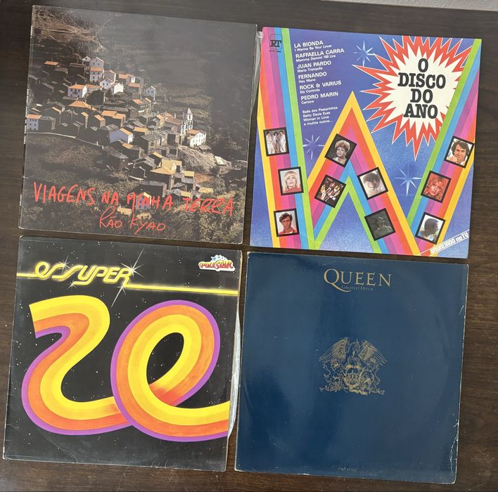 Coleção de 34 Discos de Vinil Originais (Anos 60/70/80/90) – Rock, Punk, Fado e Pop