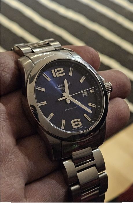 Zegarek Longines conquest 41 kwarc