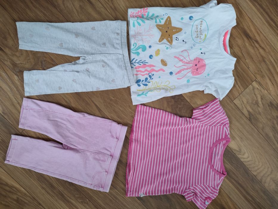 Zestaw na lato 92/98 spodenki bluzki