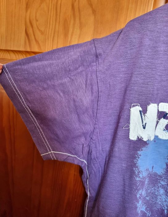 T-shirt roxa MZGZ, tamanho XL