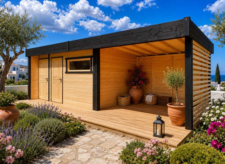 MONTAŻ i DOMEK 6x3 na ROD domek 6x4 domek 4x4 MDN10 sauna jacuzzi siłownia, domek letniskowy, domki ogrodowe, altana 8x4 altana 4x4