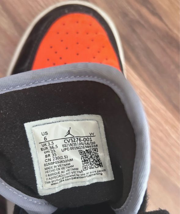 air jordan 1 mid multi patent