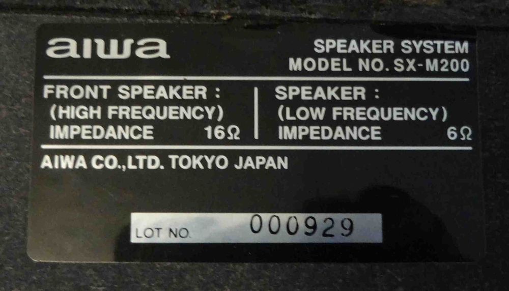 Музыкальный центр Aiwa XR-M 201 полностью рабочий