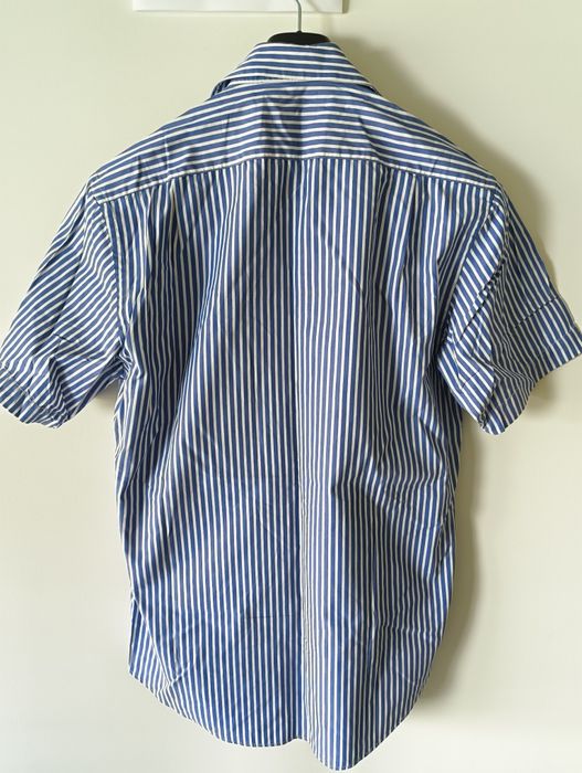 Camisa azul às riscas Massimo Dutti