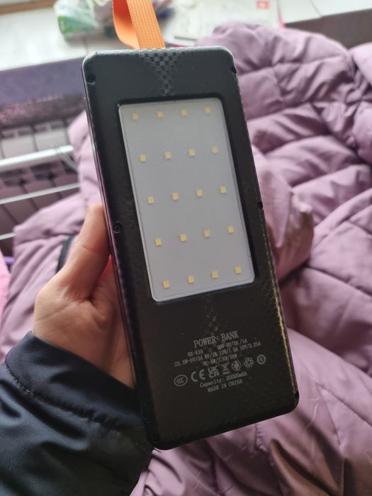 Повербанк 60 000 міліампер, швидка зарядка 22.5 ватт