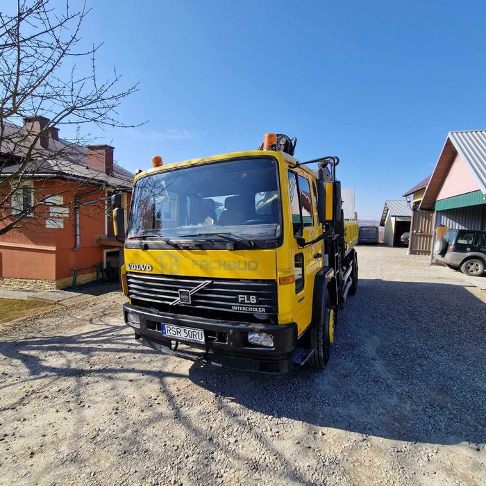 Volvo FL618 wywrotka HDS HIAB 102