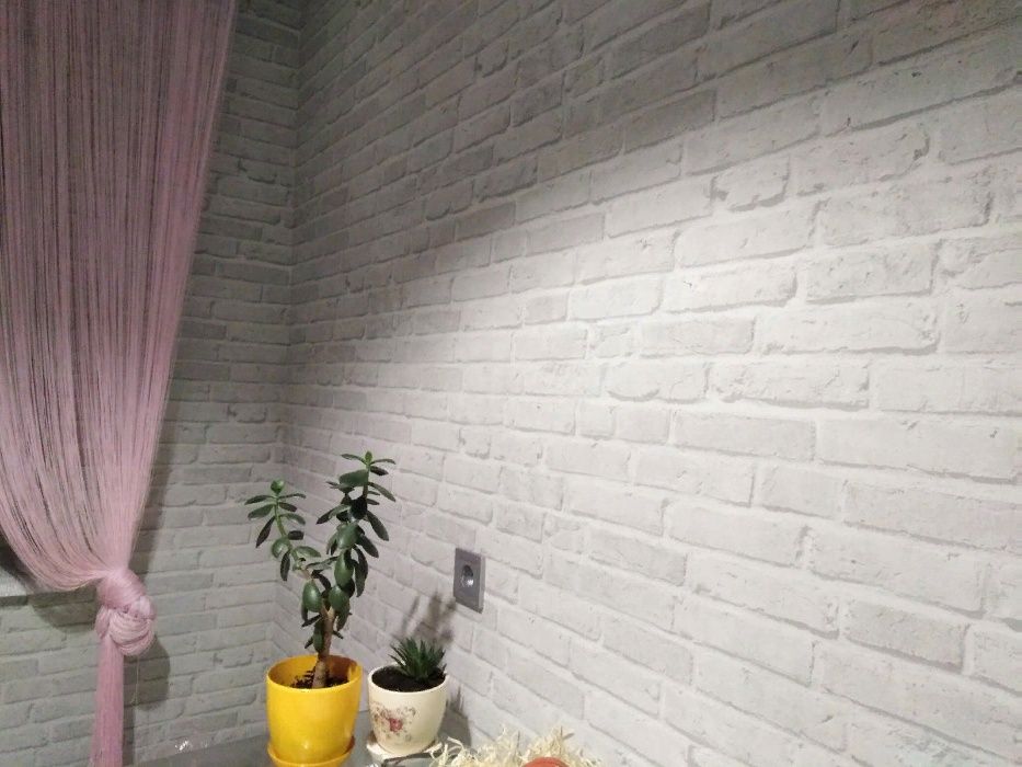 Обои кирпич 2 отрeза 2.1 на 1.08