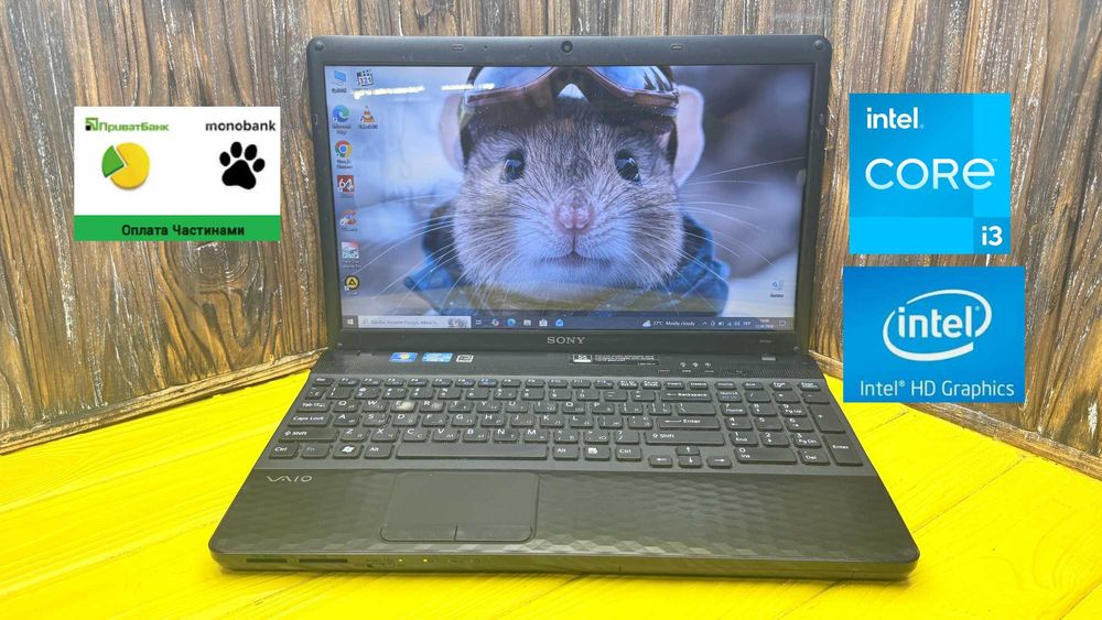 Недорогий Ноутбук Для Роботи і Навчання Sony Vaio VPC-EH /Core i3-2310M/SSD 128 GB