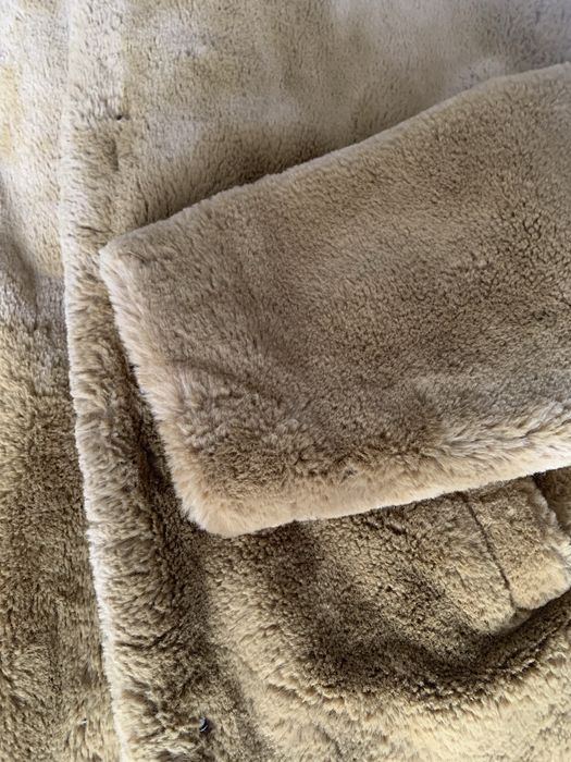 Sztuczne Futerko Zara, kolor musztardowy