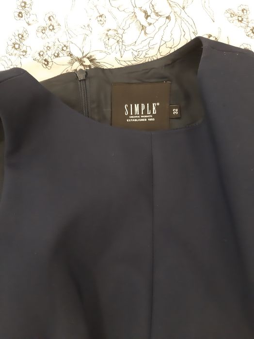 Sukienka SIMPLE roz.32 granatowa