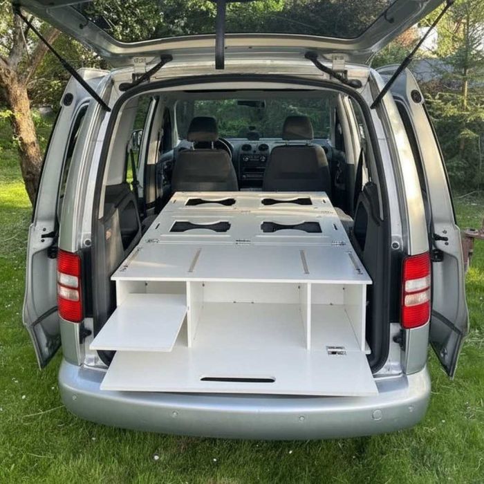 Camper Box - Zabudowa campingowa turystyczna do auta / VW Caddy