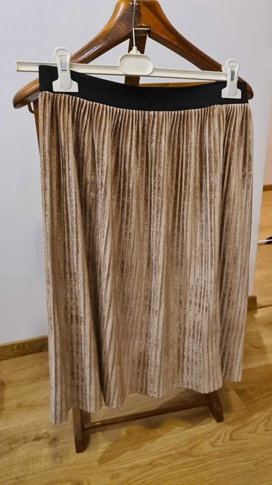 Spódnica, złota, Hena, M / 38, damska