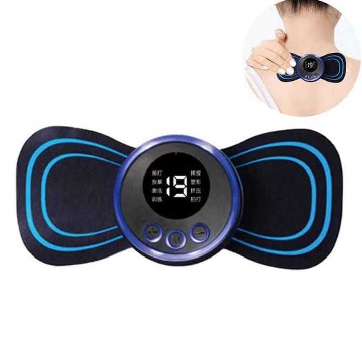 Импульсный USB массажер-миостимулятор EMS Вибрационный массажер