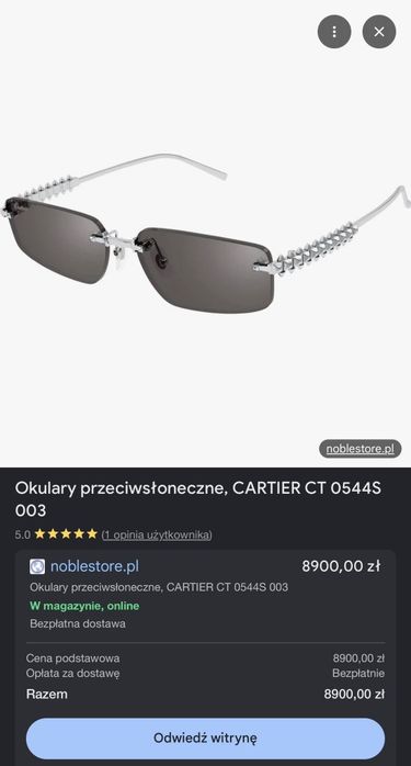 Okulary nowe oryginalne