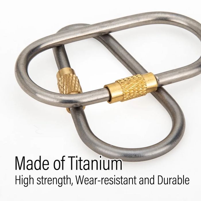 EDC ‼️ карабін/брелок з титану — 3 вида!