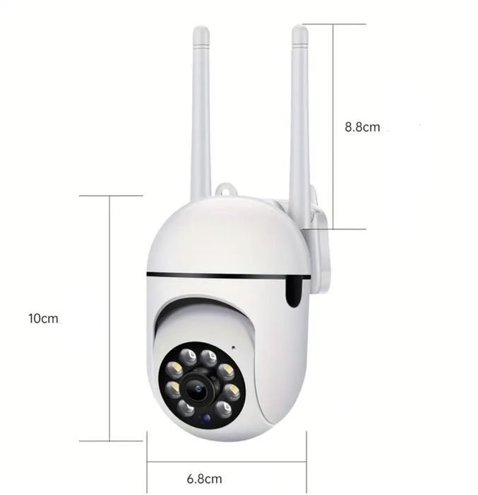 Câmera de Vigilância WiFi 2,4G 1080P HD