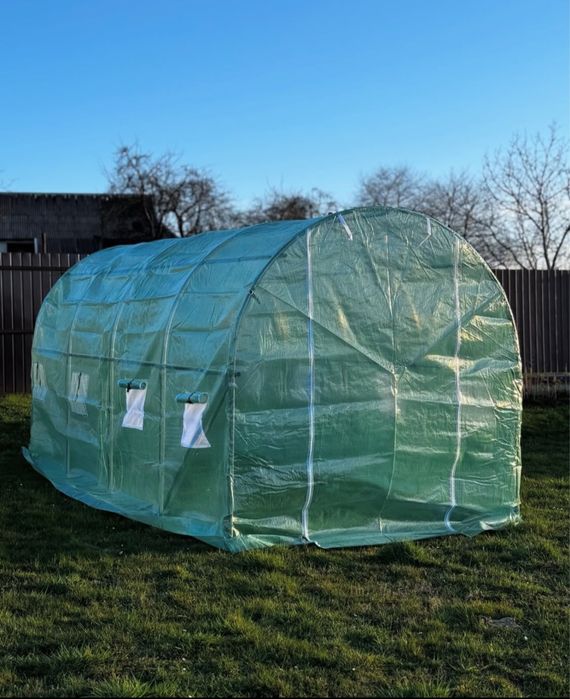 ПОЛЬСЬКА теплиця парник з плівкою і вікнами. Теплица. Пленка. Плівка