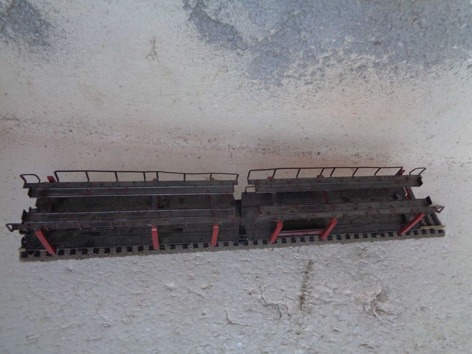 1:87 Fleischmann Vagão porta carros articulado comboio da DB