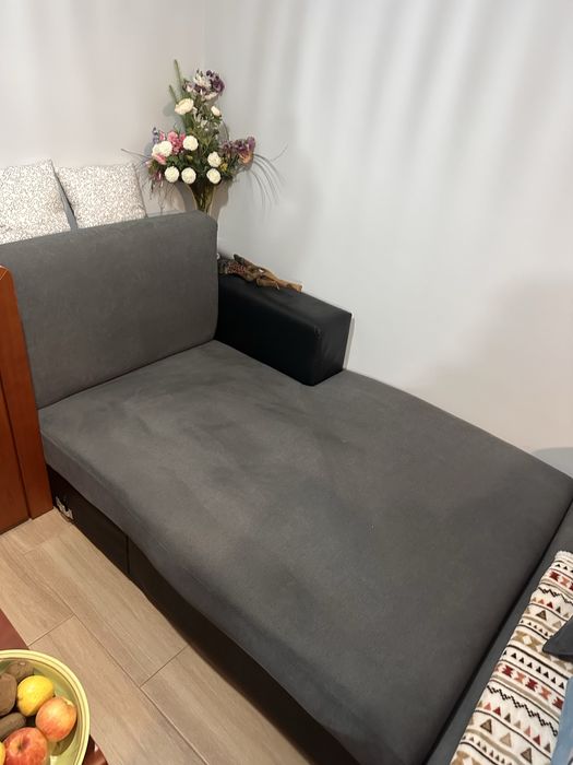 Sofa chaise long + oferta candeeiro