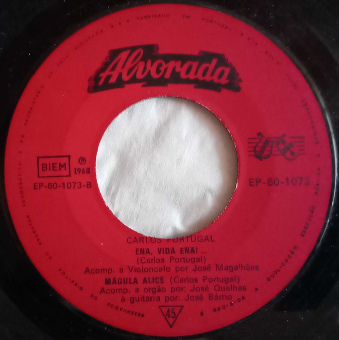 Carlos Portugal - - - - - Todos Têm Paz no Seu Olhar - - - - - EP