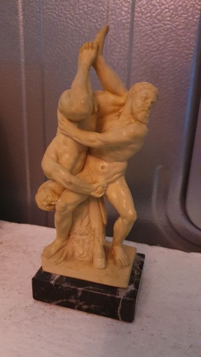Estátua vintage G. Ruggeri Hércules & Diomedes