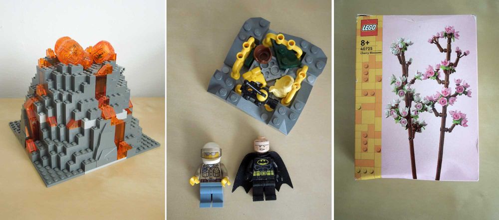 Lote LEGO Star Wars + Extras (Minifiguras Raras e Sets em Excelente Estado) + 2 expositores em acrílico